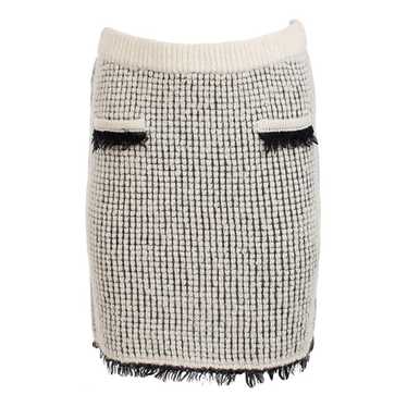 Moschino Love Wool mid-length skirt