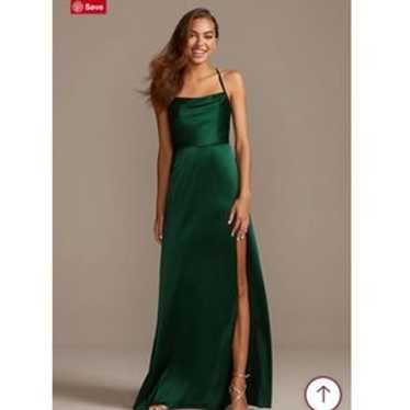 David’s Bridal Db Studio Shiny Satin Charmeuse Co… - image 1