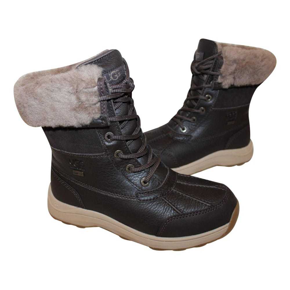 Ugg Leather lace up boots - image 1