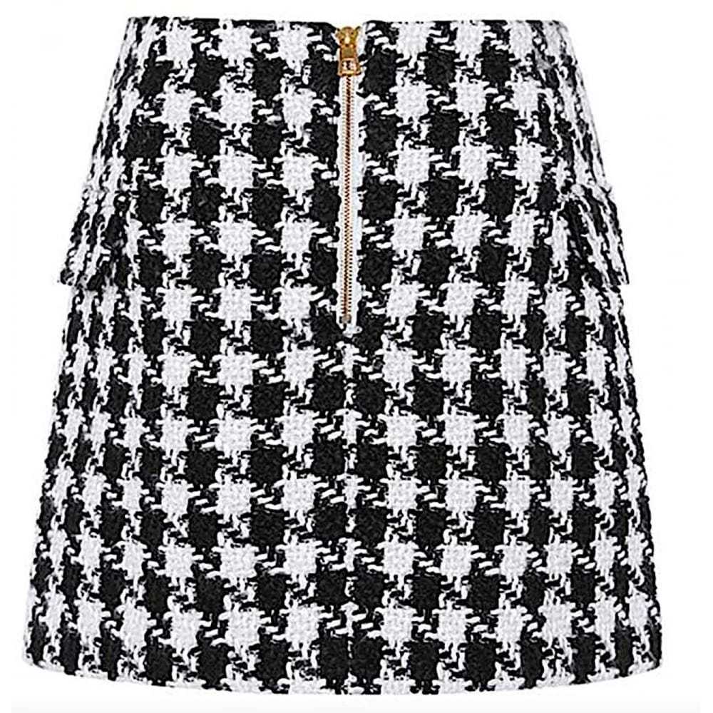 Balmain Wool mini skirt - image 2