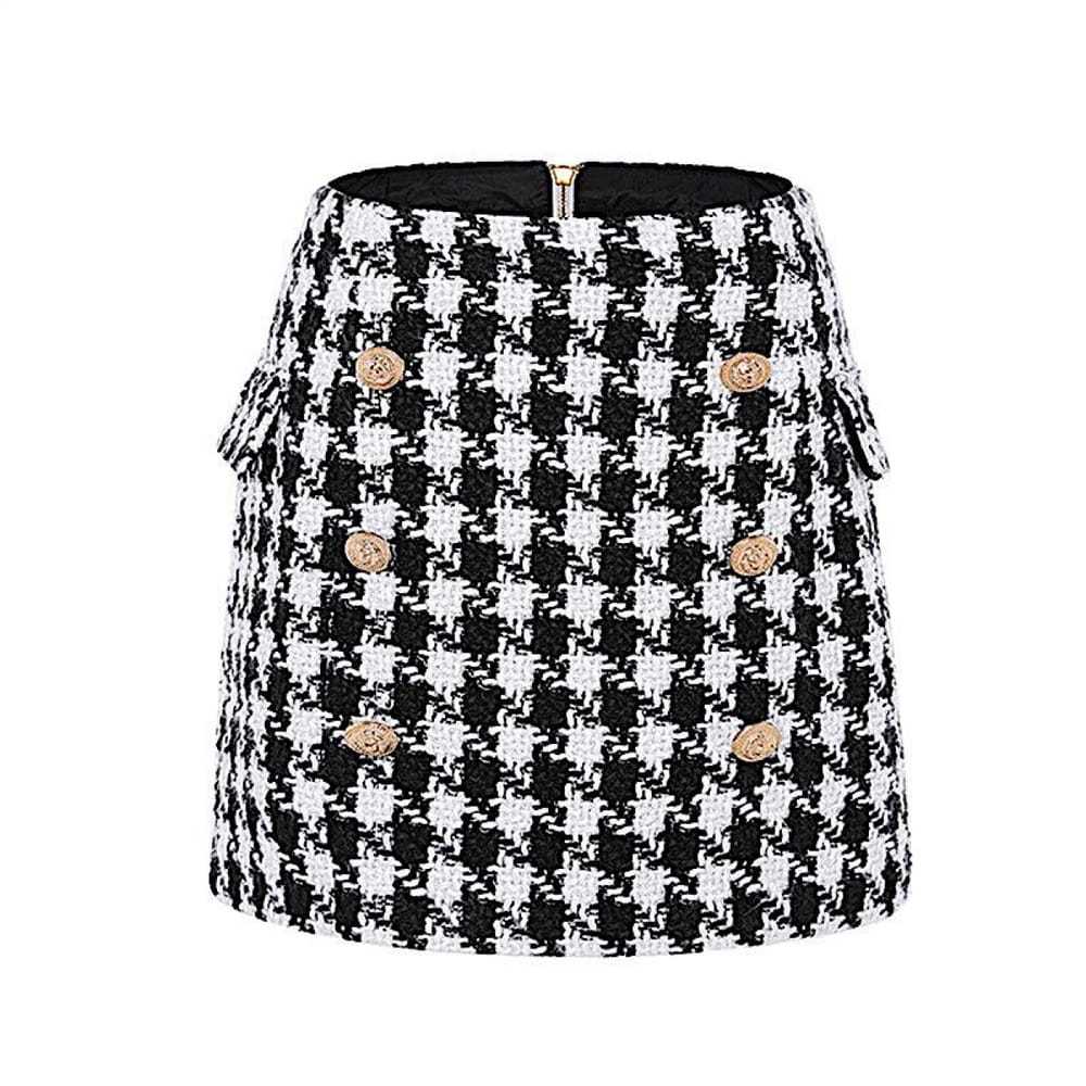 Balmain Wool mini skirt - image 8