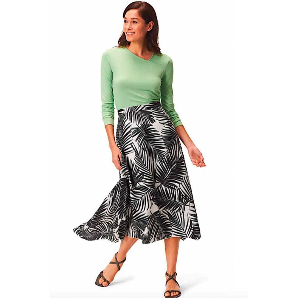 Boss Silk mid-length skirt - image 9