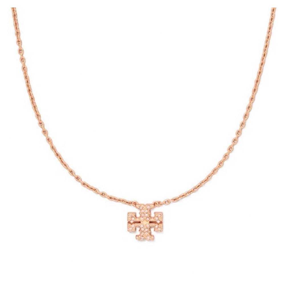 Tory Burch Pink gold necklace - image 3