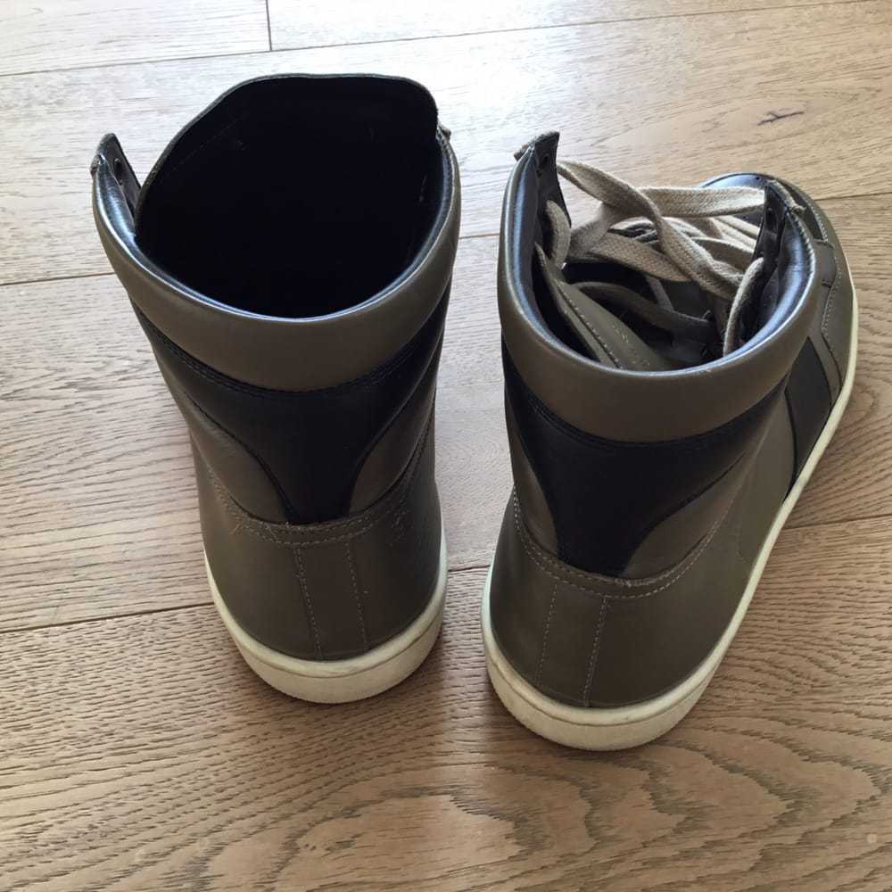 Saint Laurent Sl/100H leather high trainers - image 2