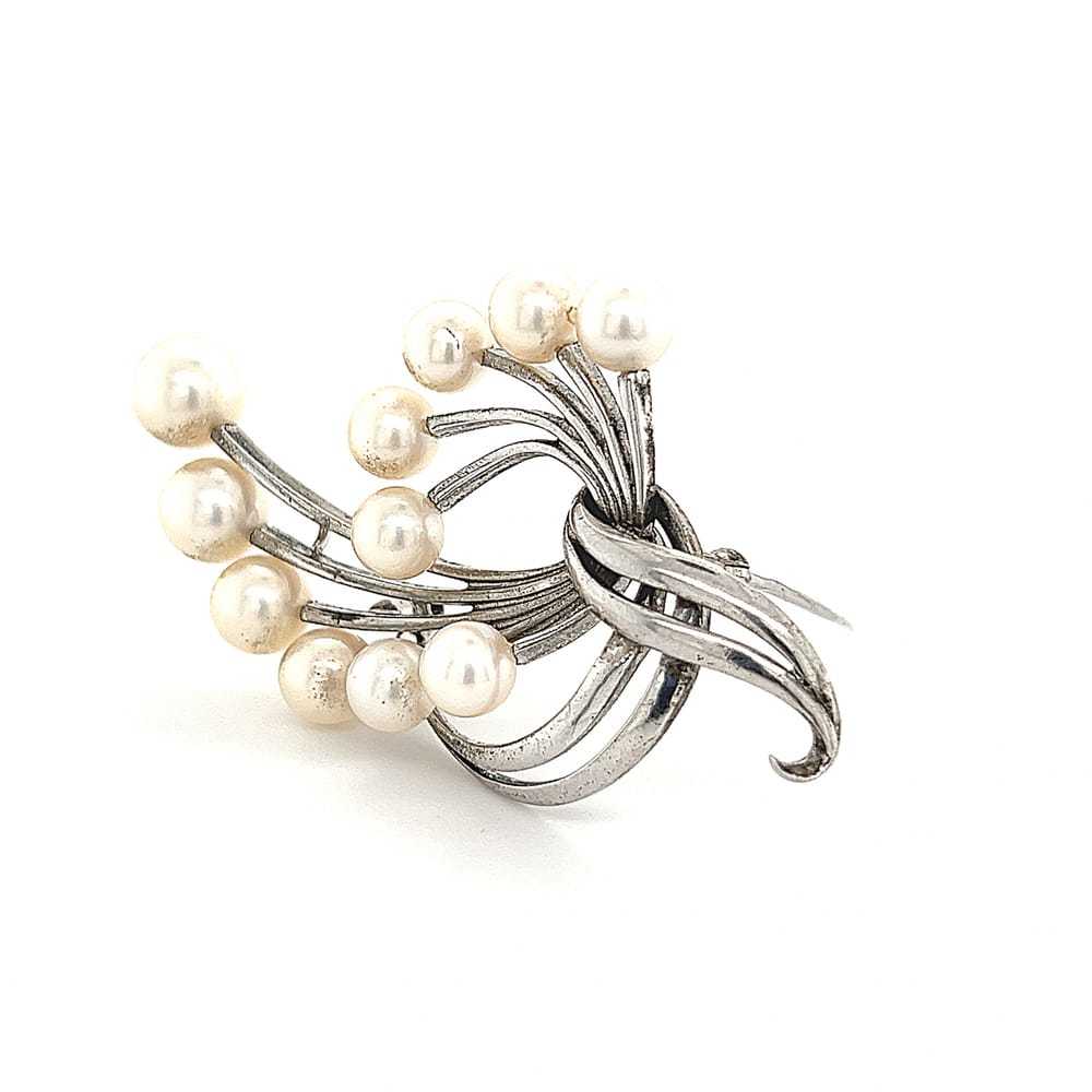 Mikimoto Silver pin & brooche - image 11