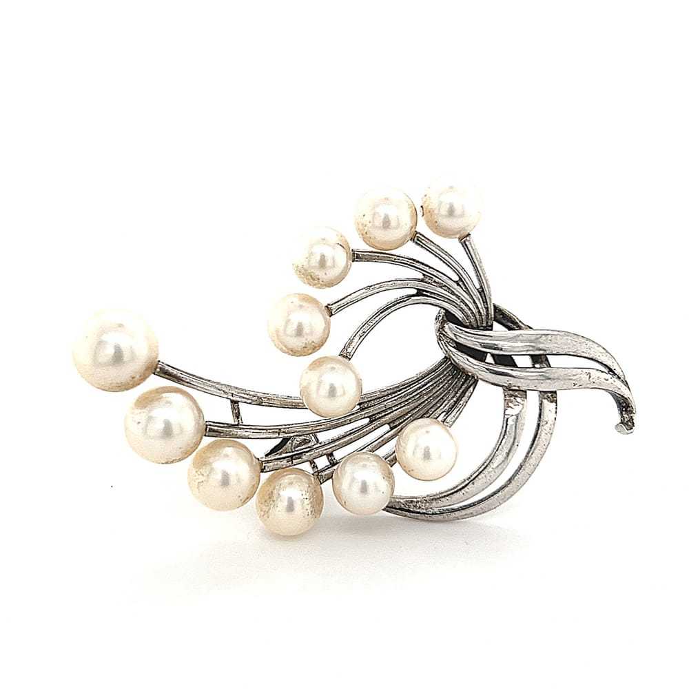 Mikimoto Silver pin & brooche - image 3