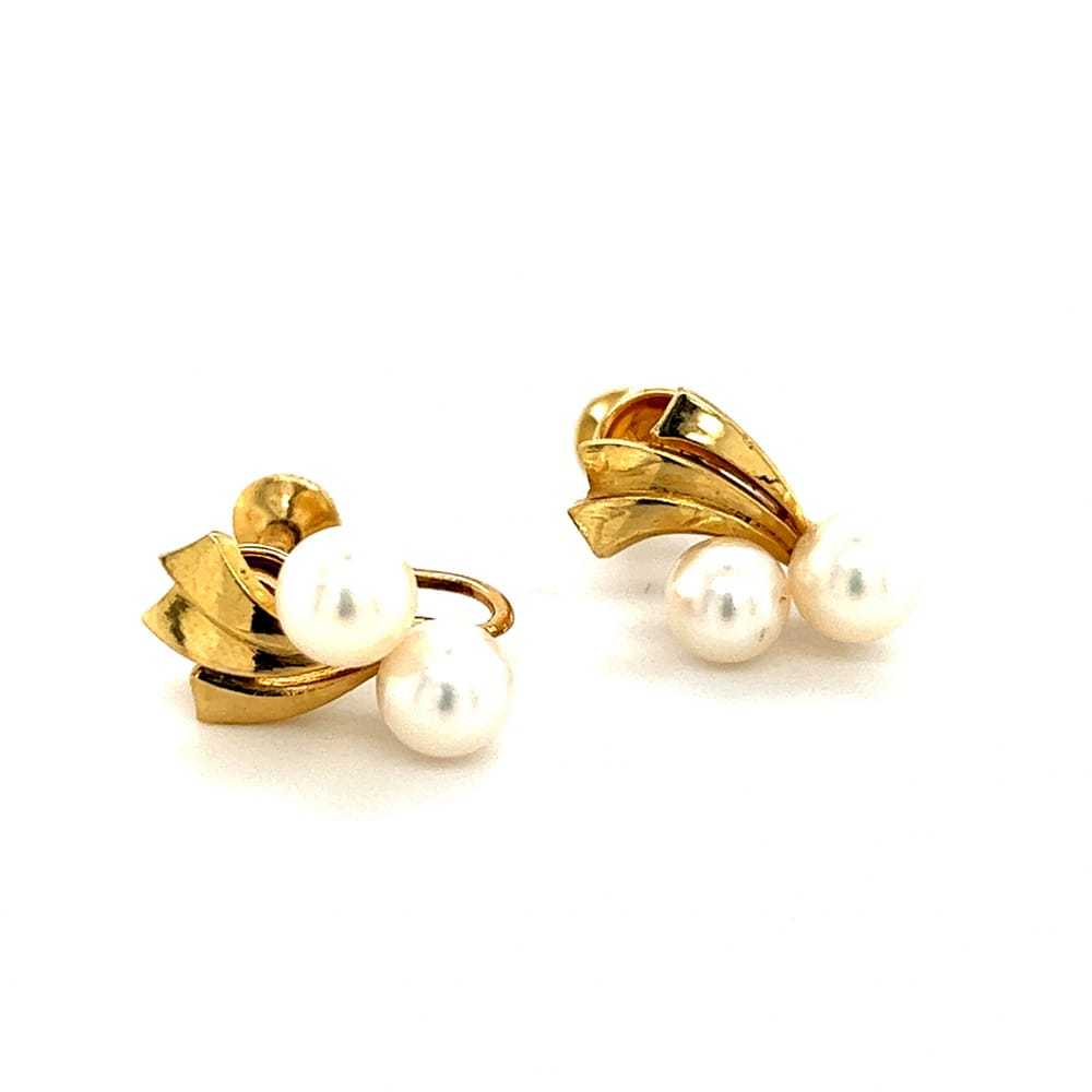 Mikimoto Pearl earrings - image 1