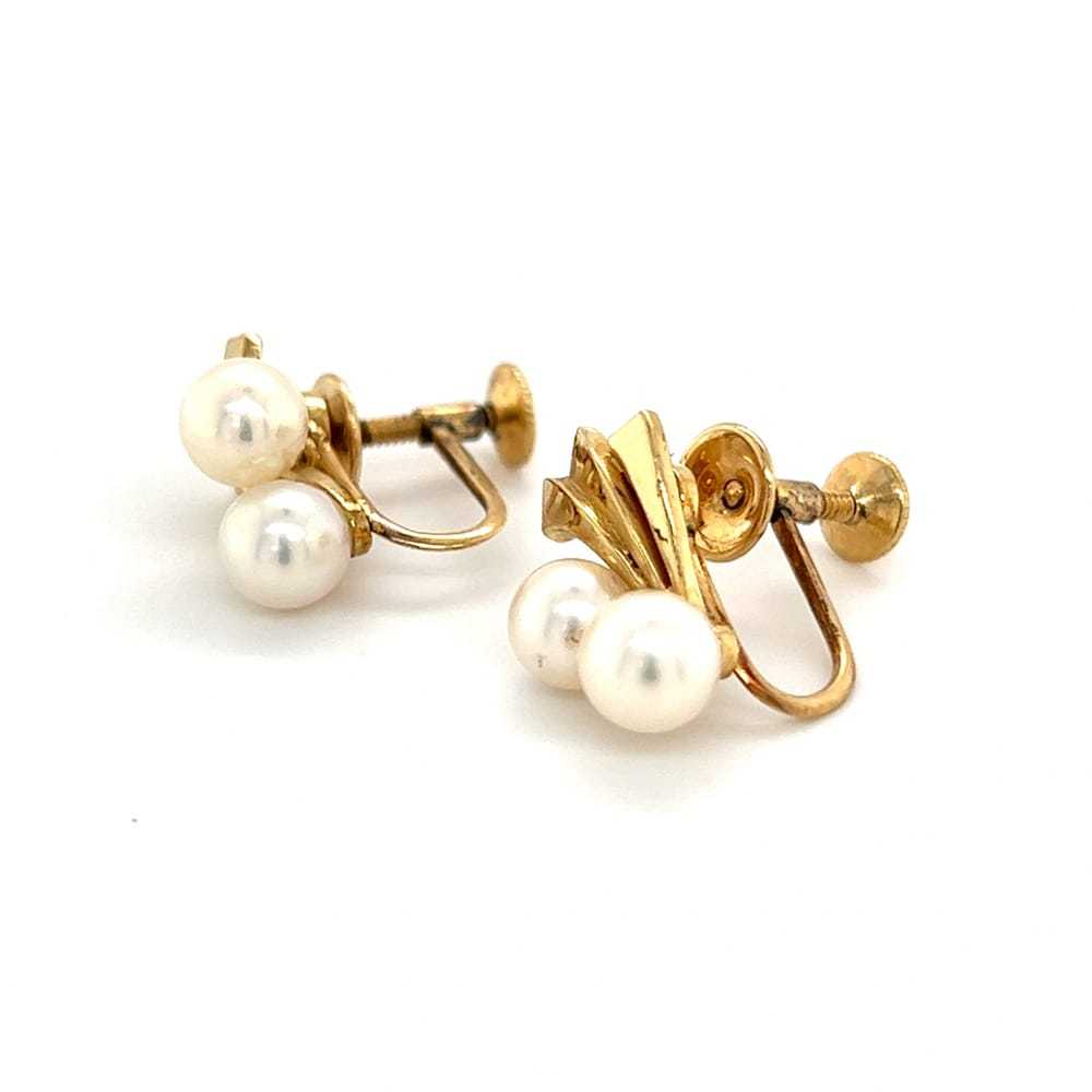 Mikimoto Pearl earrings - image 2