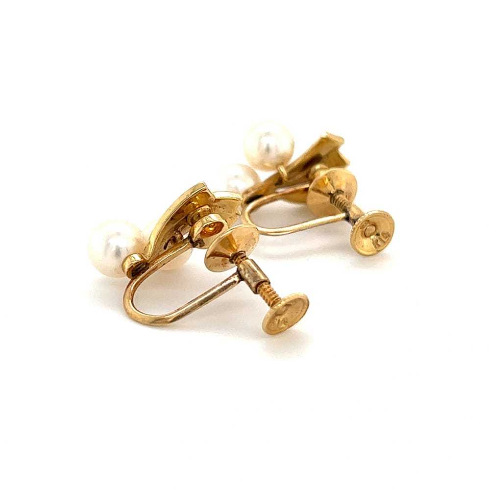 Mikimoto Pearl earrings - image 3