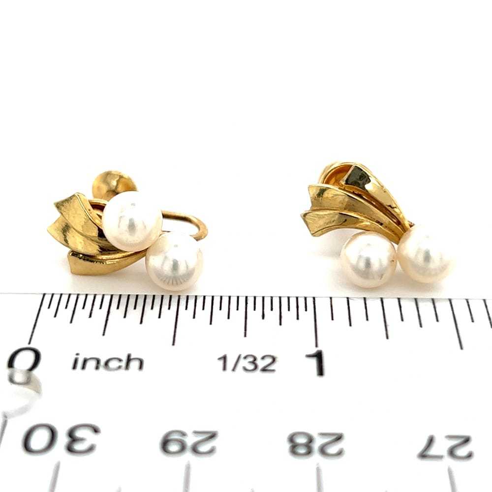 Mikimoto Pearl earrings - image 4