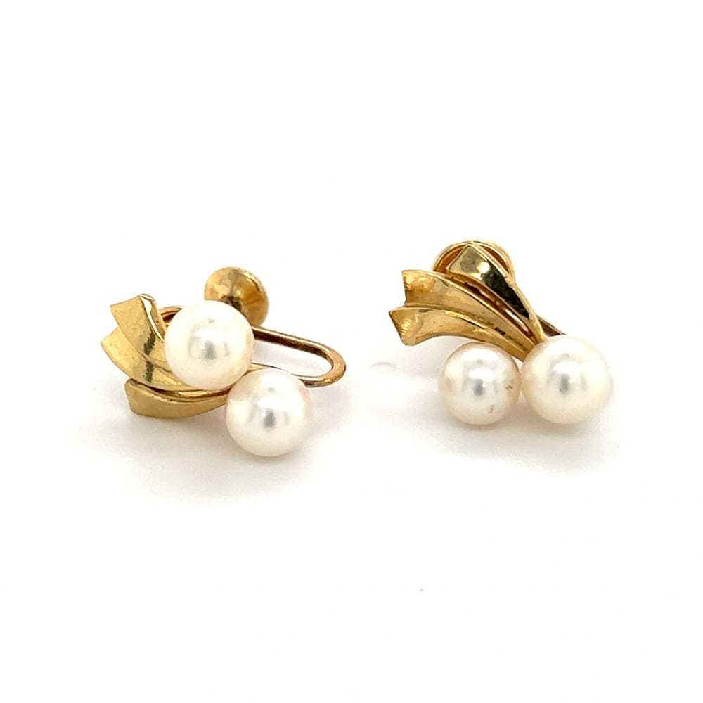 Mikimoto Pearl earrings - image 6