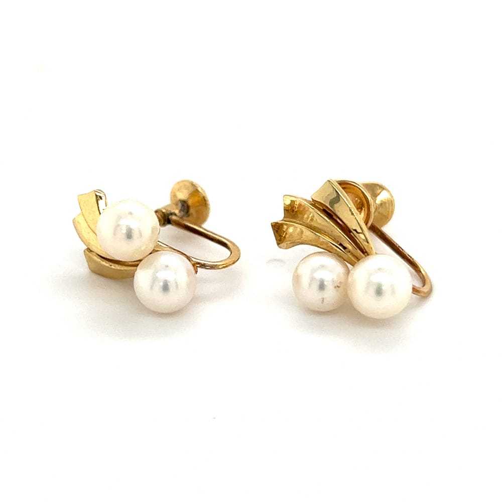 Mikimoto Pearl earrings - image 7