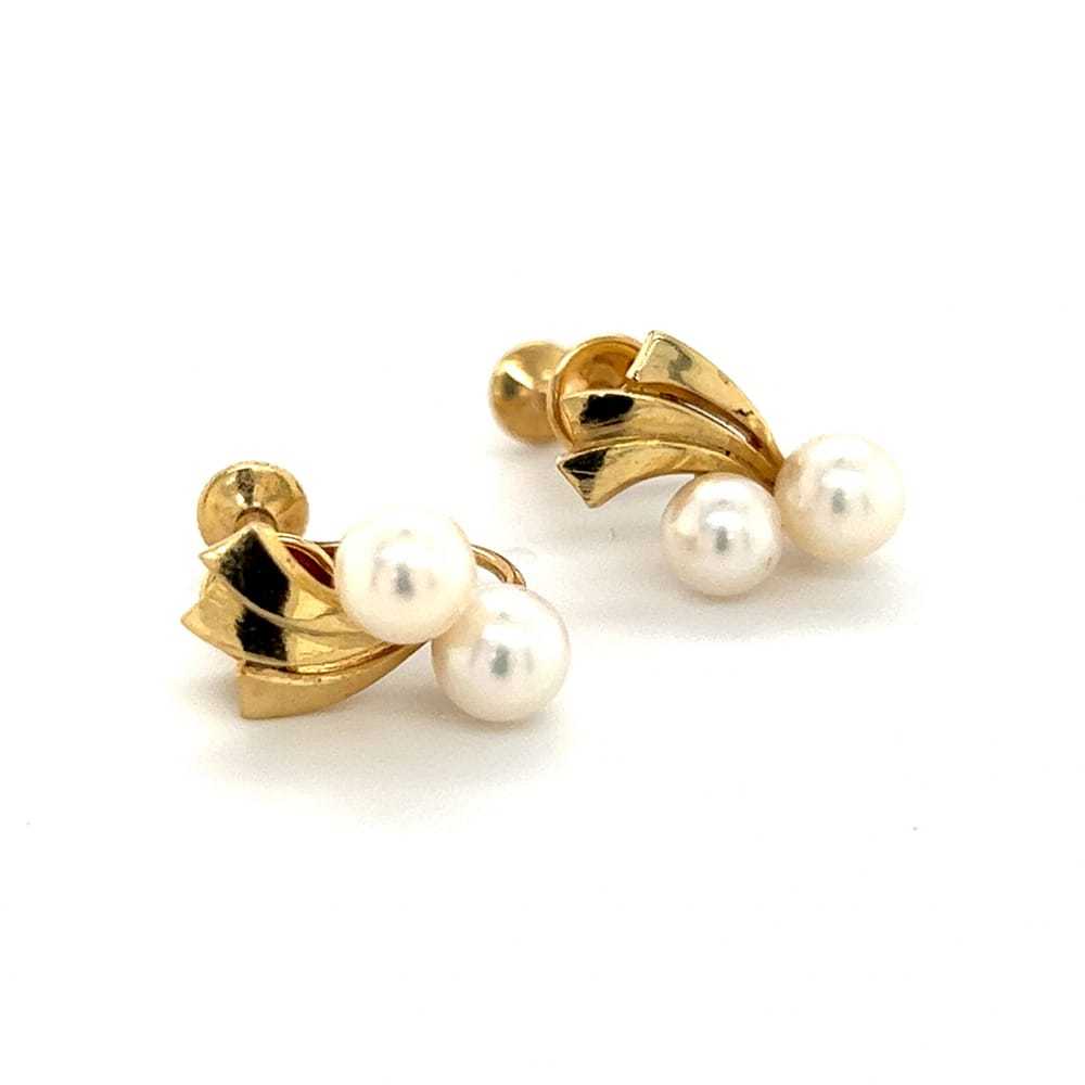 Mikimoto Pearl earrings - image 9