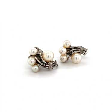 Mikimoto Silver earrings
