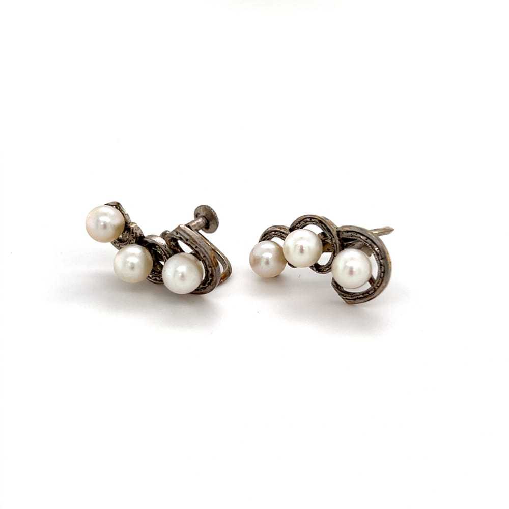 Mikimoto Silver earrings - image 11