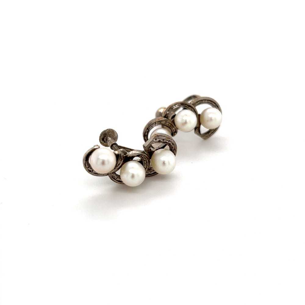 Mikimoto Silver earrings - image 4