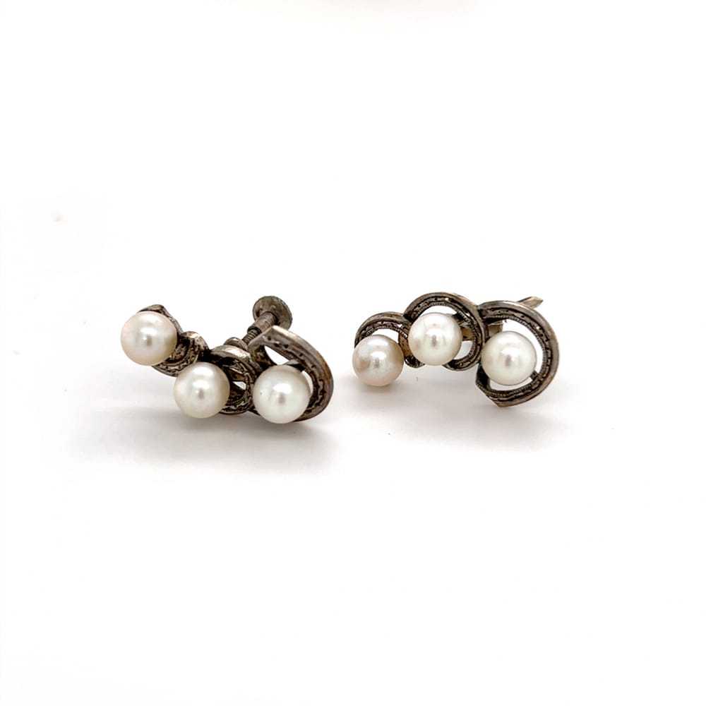 Mikimoto Silver earrings - image 5