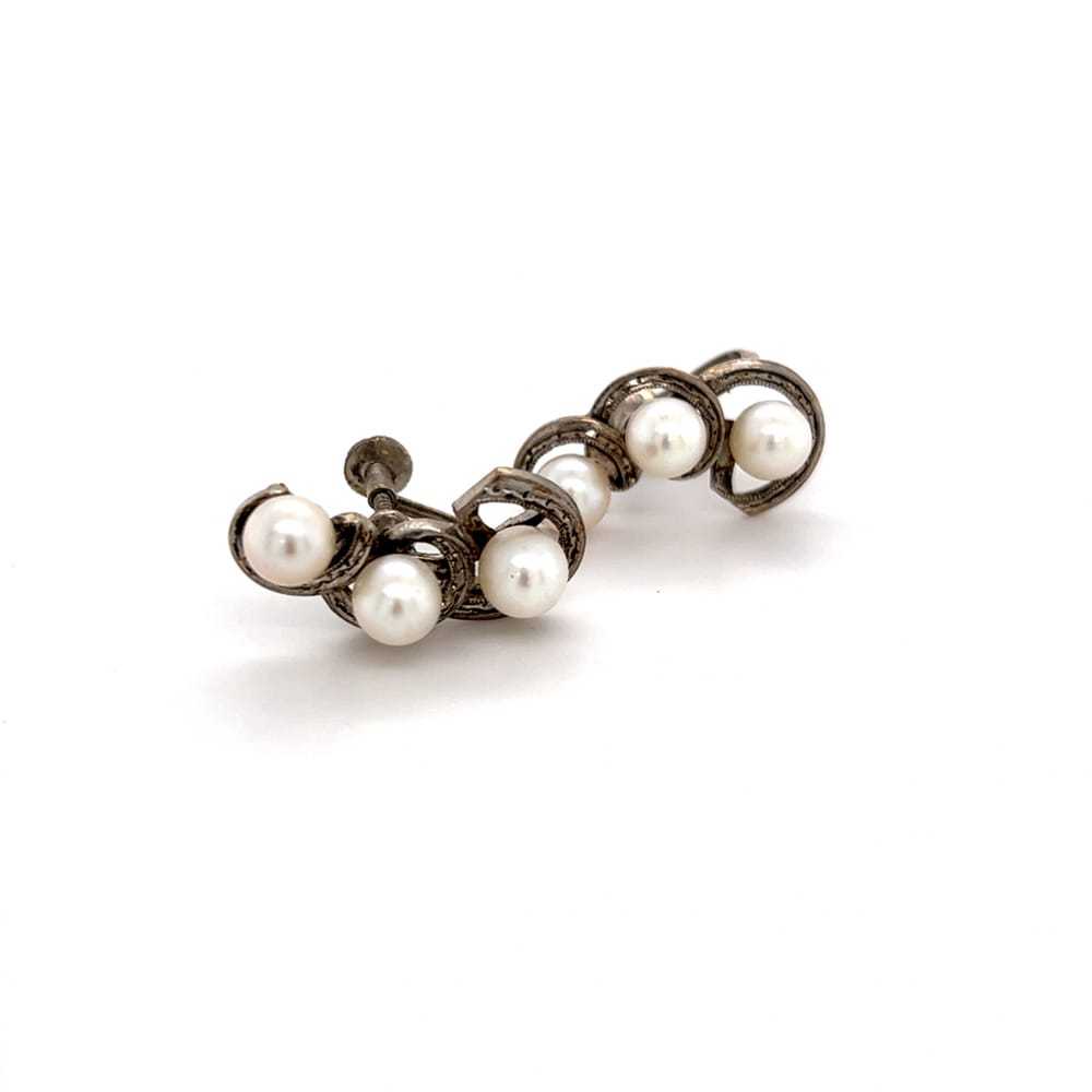Mikimoto Silver earrings - image 9