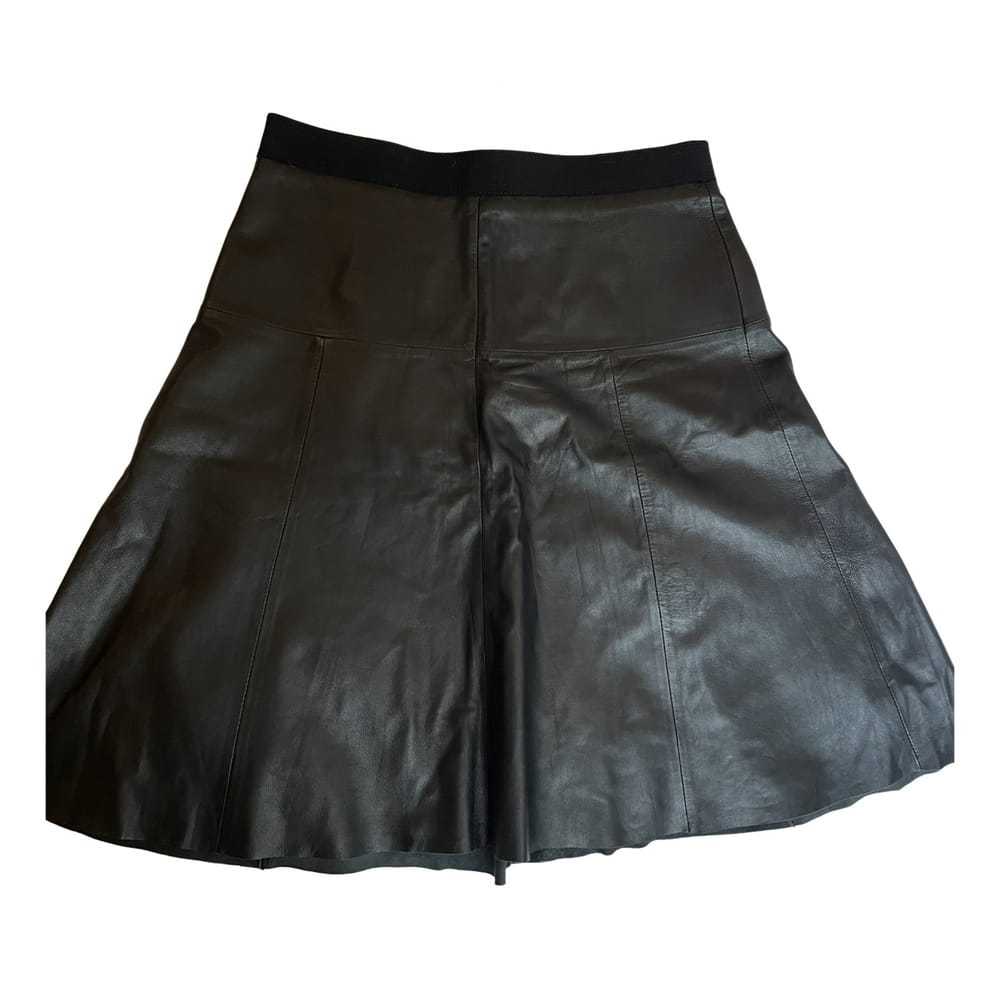 Vince Leather mini skirt - image 1