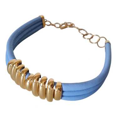 【関税・送料込み】BOTTEGA VENETA SS20 LEATHER NECKLACE Bottega veneta necklace leather - Gem