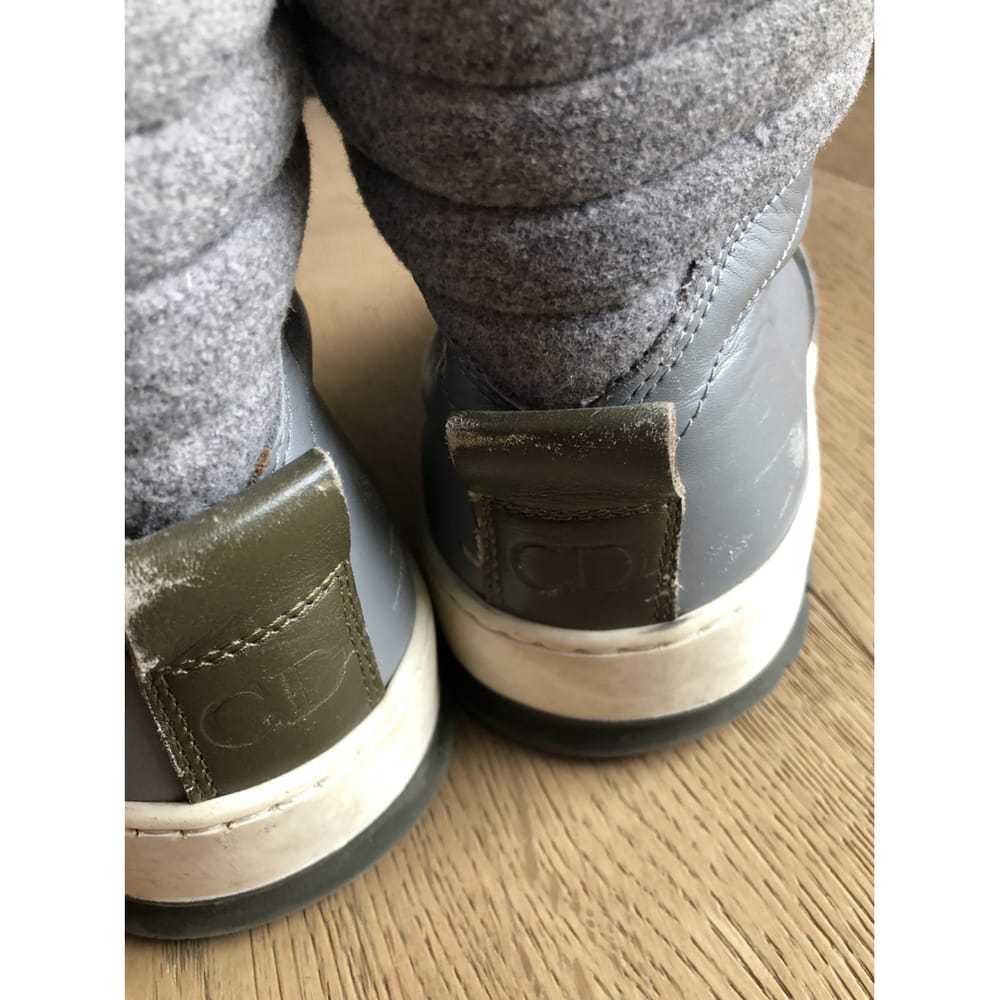 Dior Homme Leather high trainers - image 2