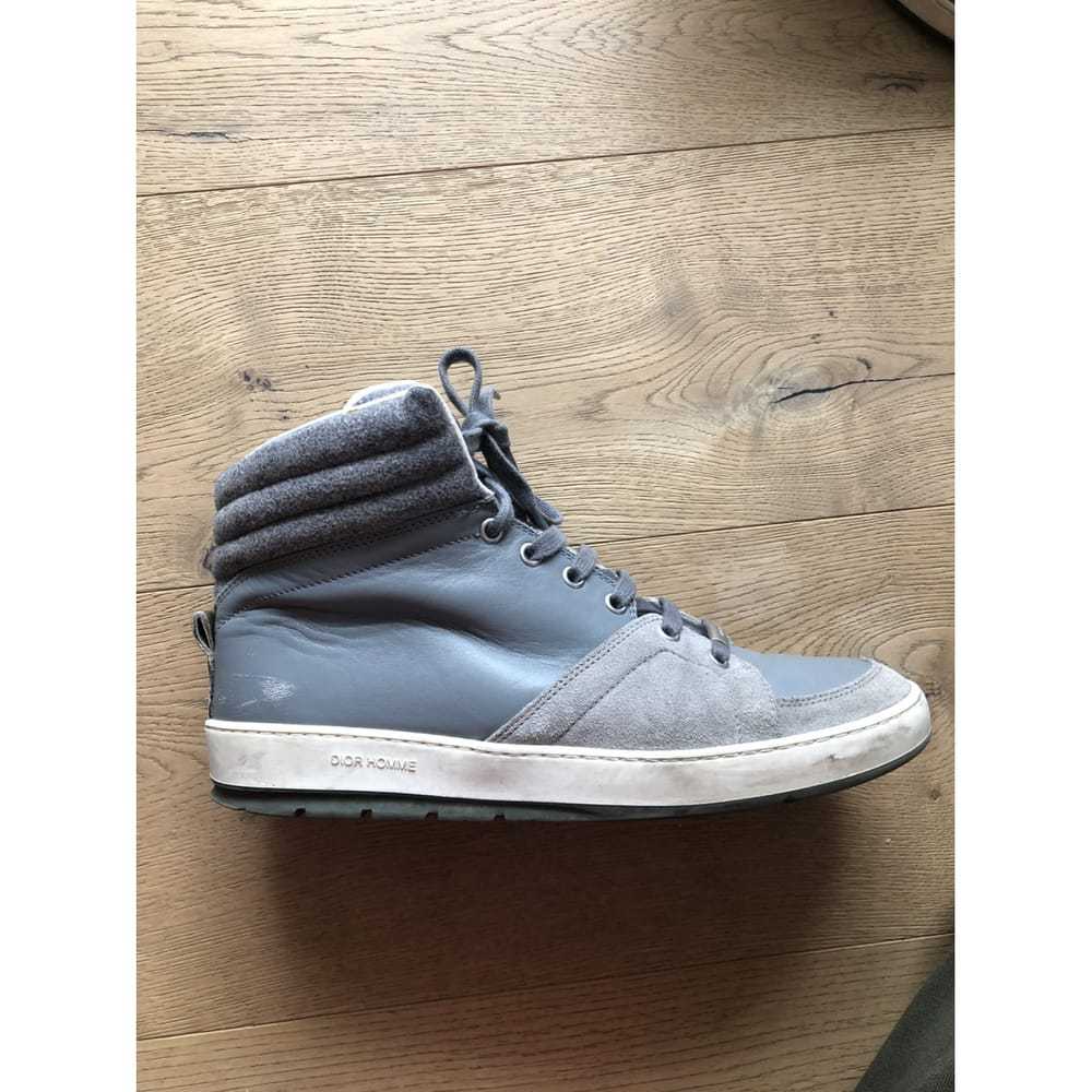 Dior Homme Leather high trainers - image 3