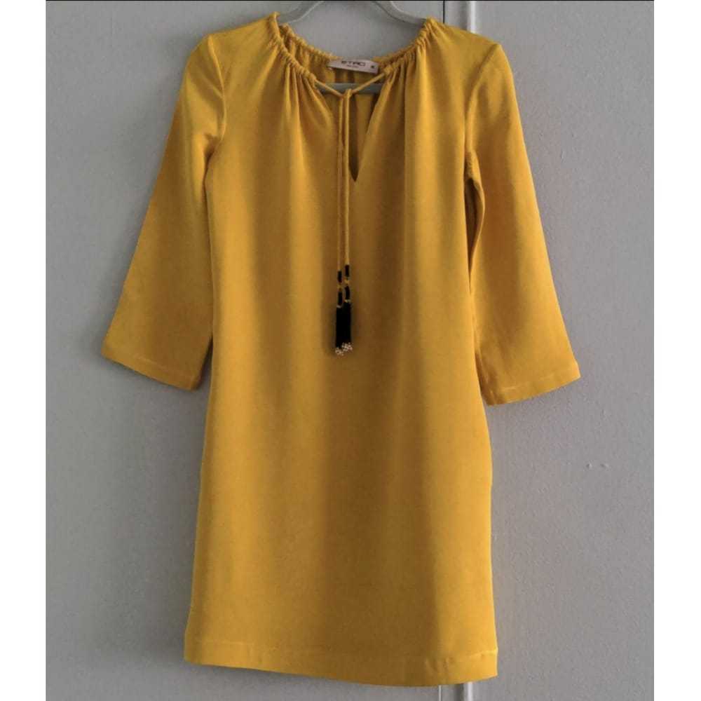 Etro Silk mini dress - image 5