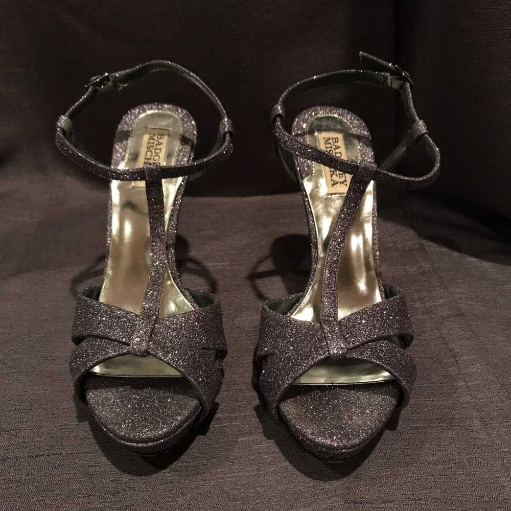 Badgley Mischka Glitter sandals - image 2