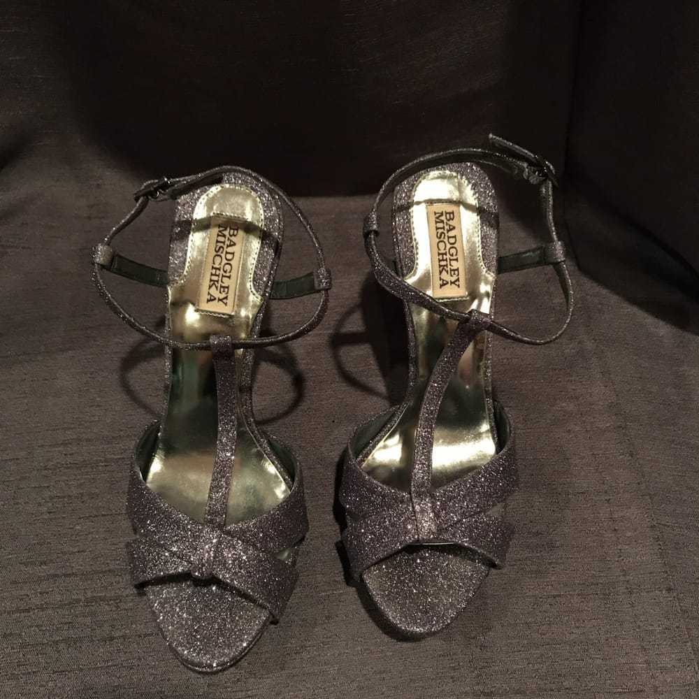 Badgley Mischka Glitter sandals - image 3