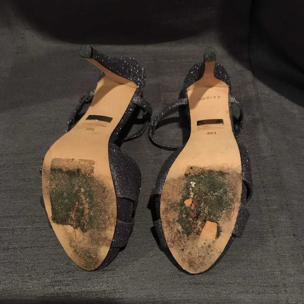 Badgley Mischka Glitter sandals - image 5