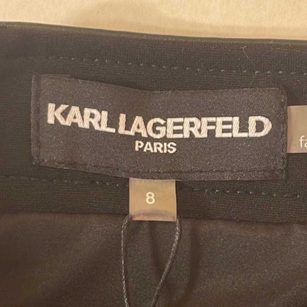 Karl Lagerfeld Leather mini skirt - image 7