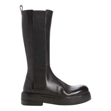Marsèll Leather wellington boots