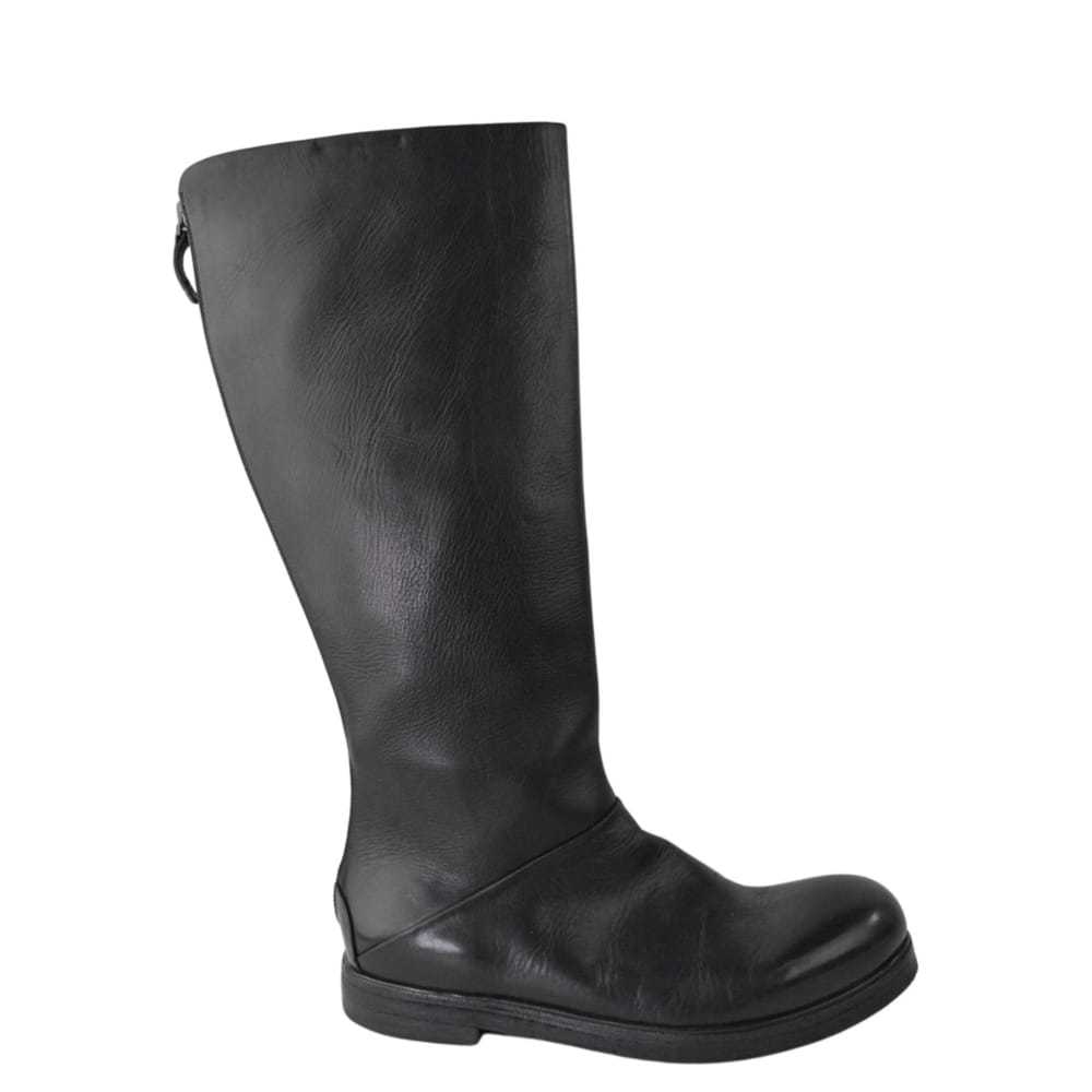 Marsèll Leather wellington boots - image 4