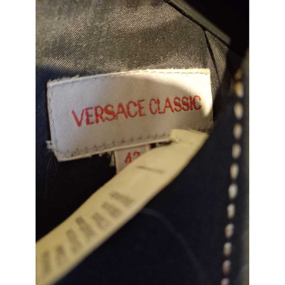 Versace Wool mid-length dress - image 2