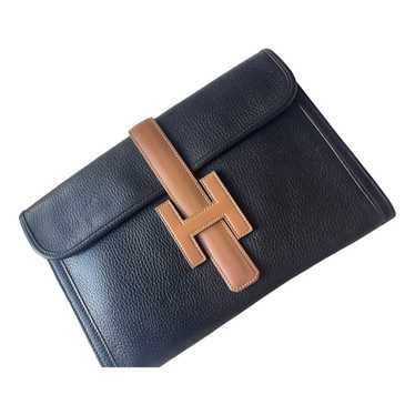Hermes Jige Clutch Bag PM Black ○ Labellov ○ Buy and Sell