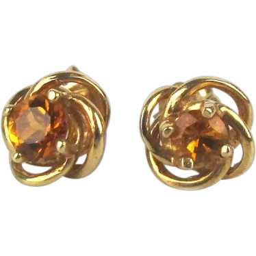 Vintage 10K - 14K Gold Stud Earrings