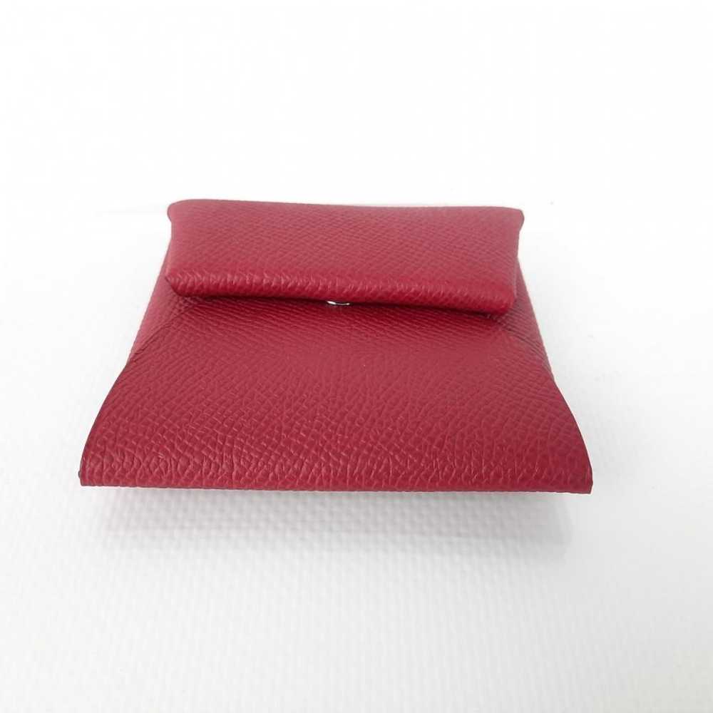 Hermès Bastia leather purse - image 5