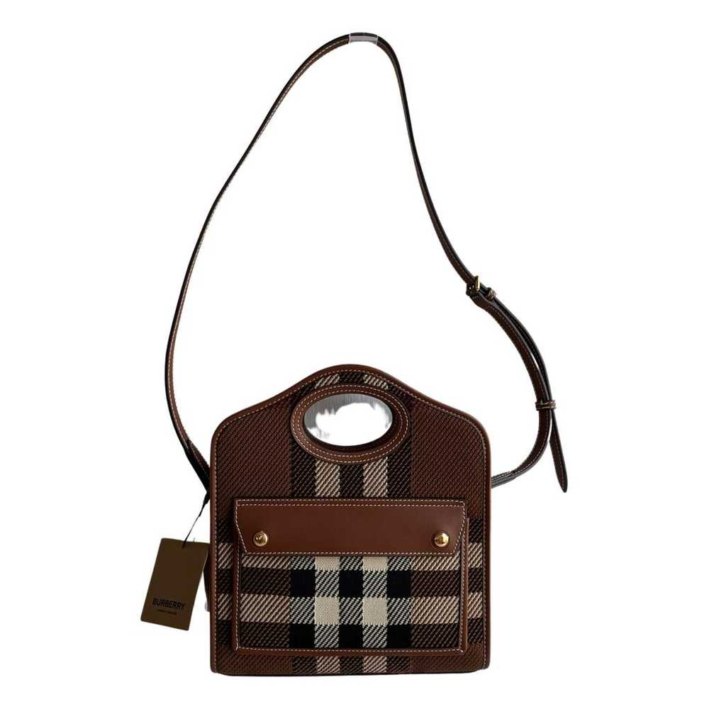 Burberry Pocket leather handbag - image 1