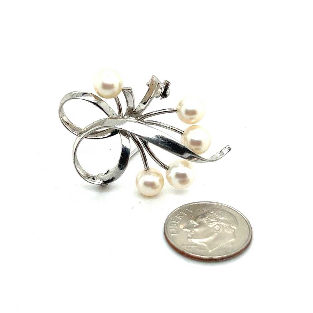 Mikimoto Silver pin & brooche - image 4