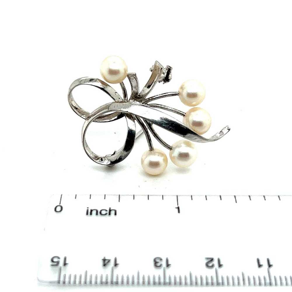 Mikimoto Silver pin & brooche - image 5