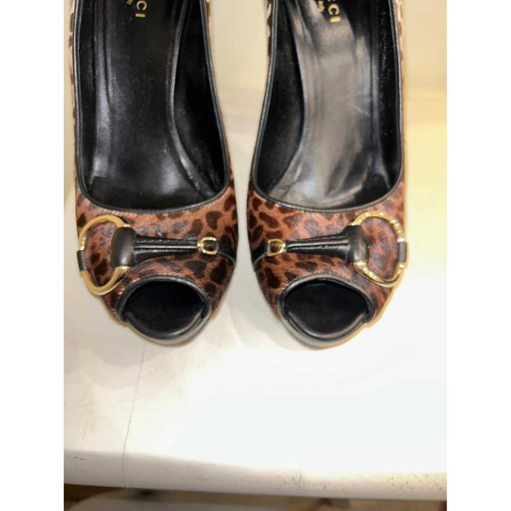 Gucci Pony-style calfskin heels - image 6