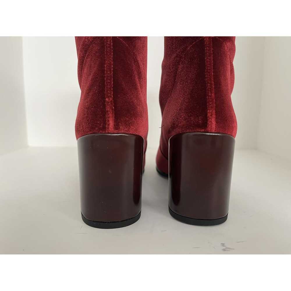 Stuart Weitzman Velvet ankle boots - image 5