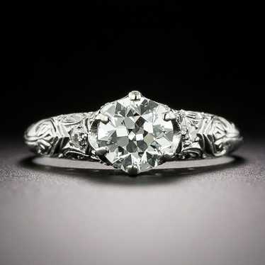 Edwardian .77 Carat Diamond Engagement Ring