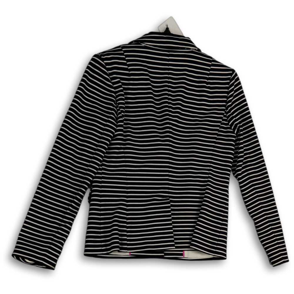 Banana Republic Womens Black White Striped Pocket… - image 2