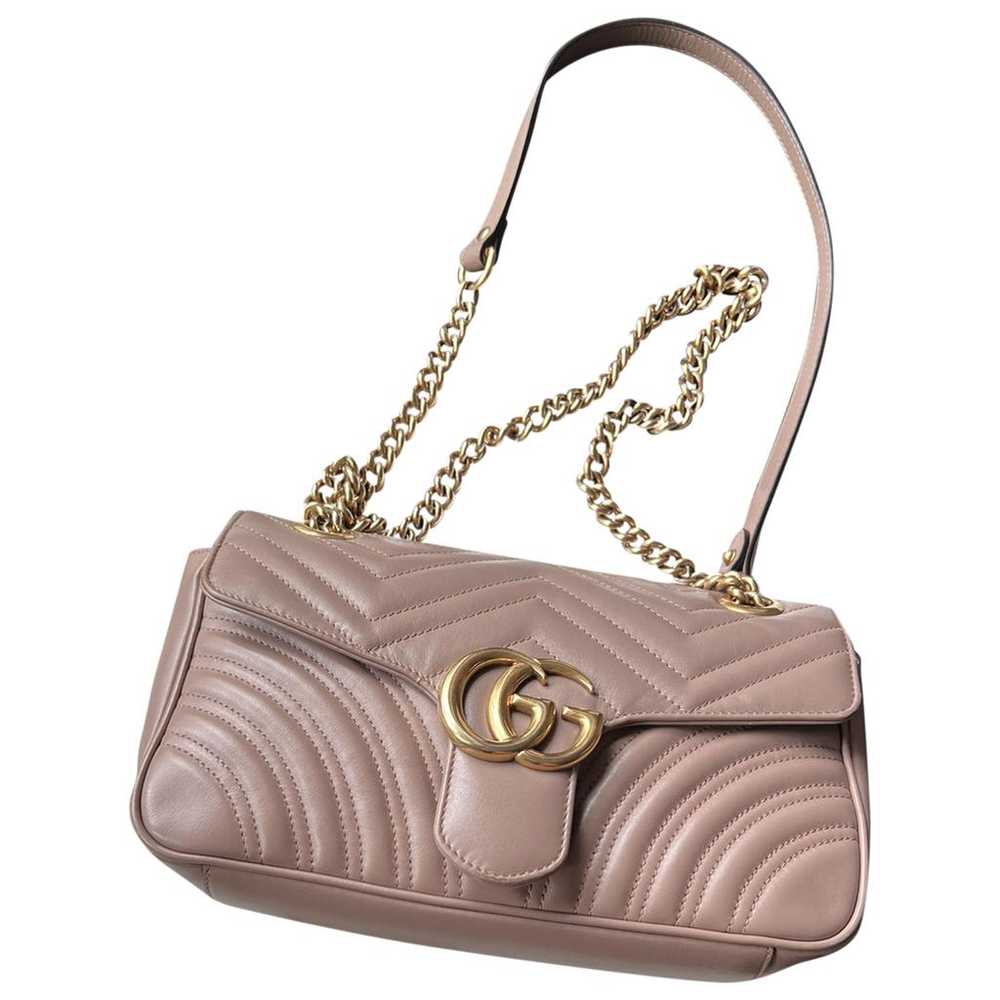 Gucci Gg Marmont Flap leather crossbody bag - image 1