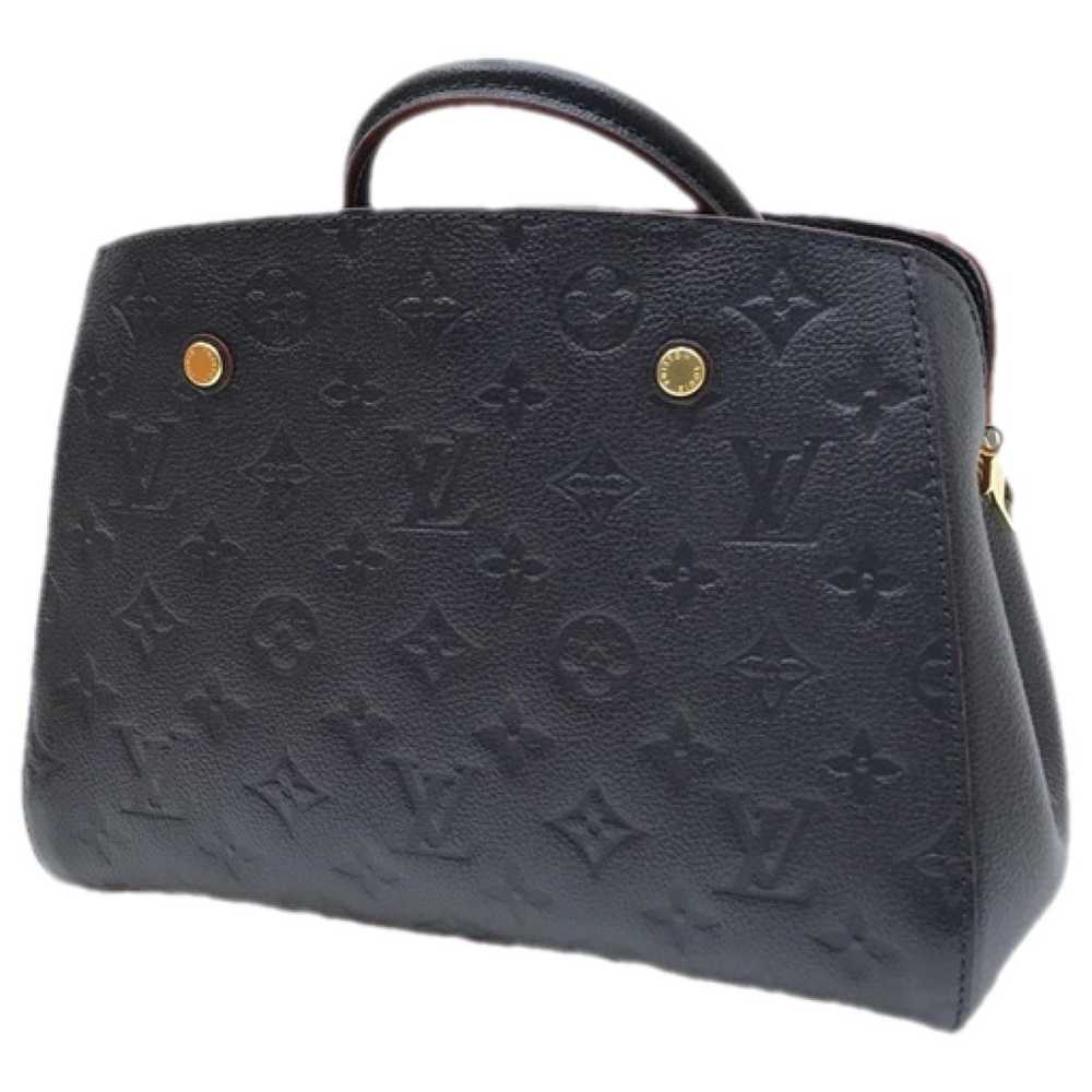 Louis Vuitton Montaigne leather handbag - image 1