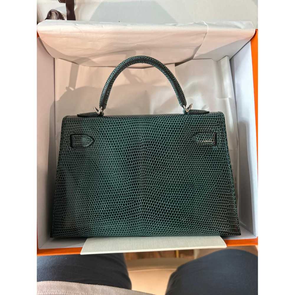 Hermès Kelly Mini lizard handbag - image 2