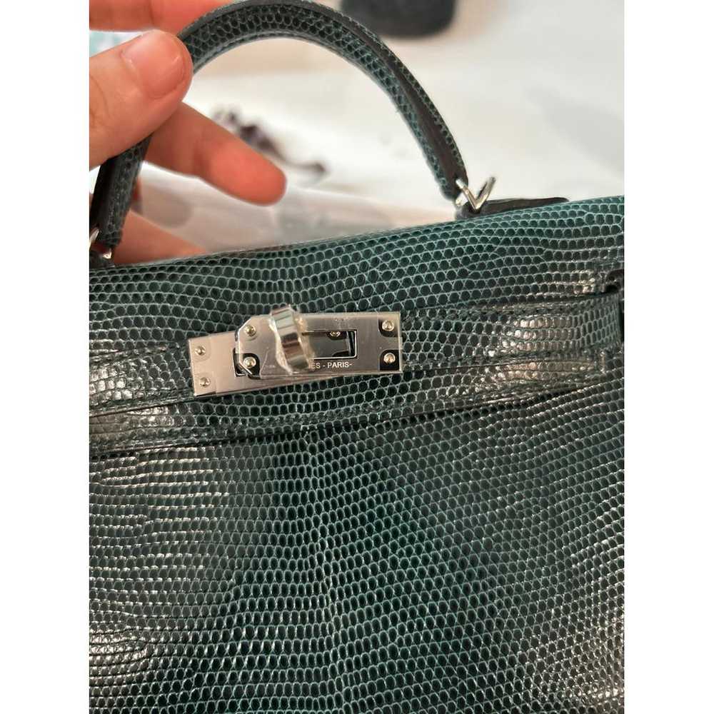 Hermès Kelly Mini lizard handbag - image 4