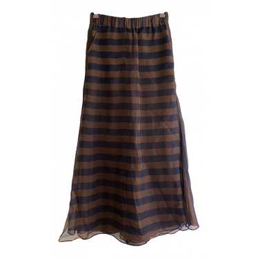 Brunello Cucinelli Silk maxi skirt