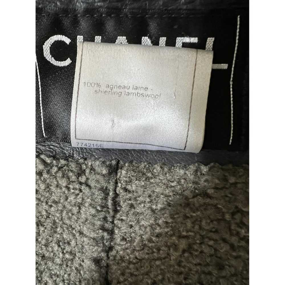 Chanel Leather jacket - image 4